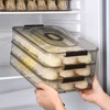 Dumpling box Storage refrigerator multi-layer cold quick freezing special food Wonton dumplings fresh-keeping sealed storage box 1