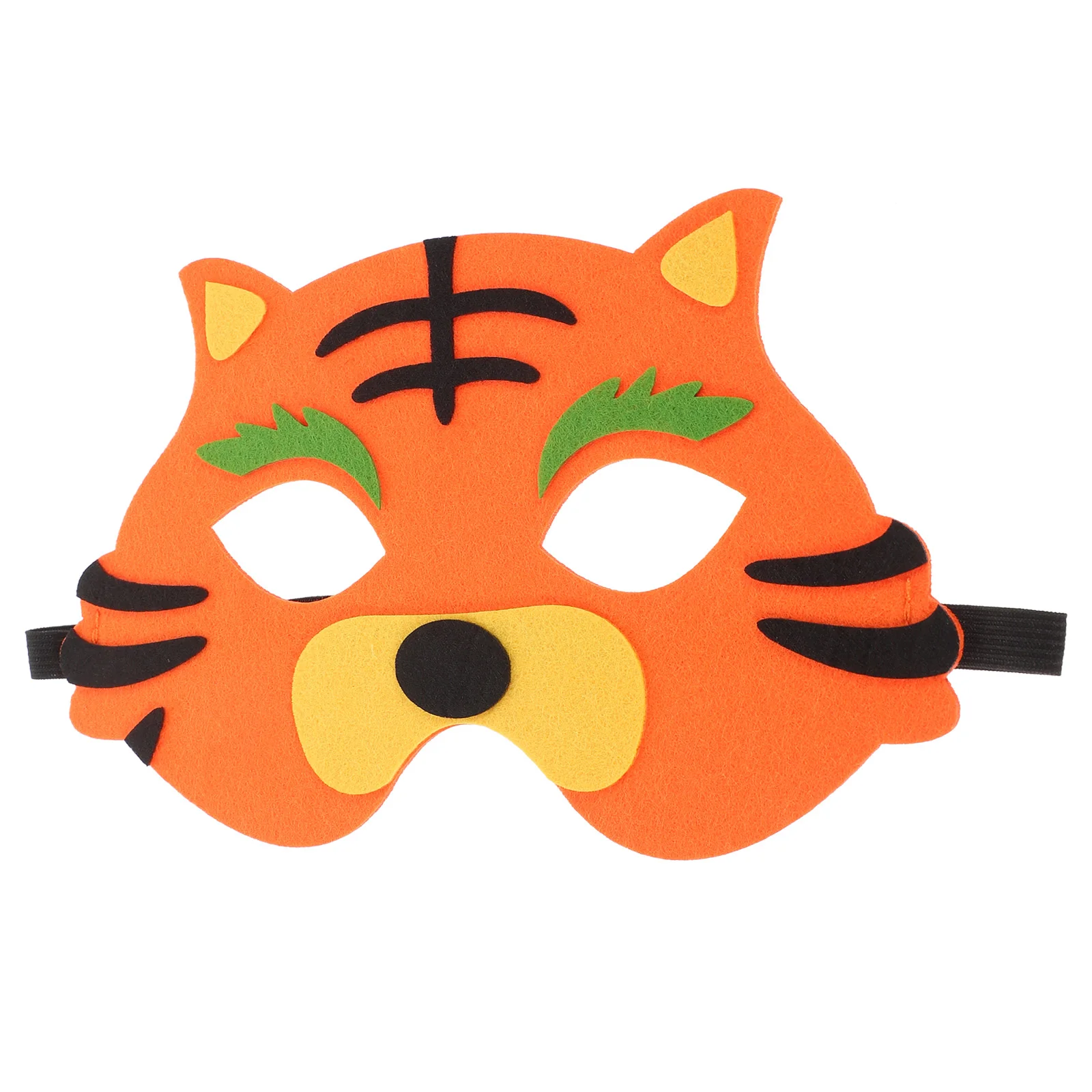 

Cosplay Tiger Mask Half Face Mask Animal Mask Felt Mask Halloween Cosplay Mask Prop