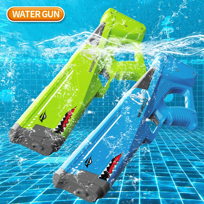 

Water Guns For Adult Automatic Electric Water Gun Children Outdoor Beach Games Pool Summer Toys High Pressure Large Capacity Kid