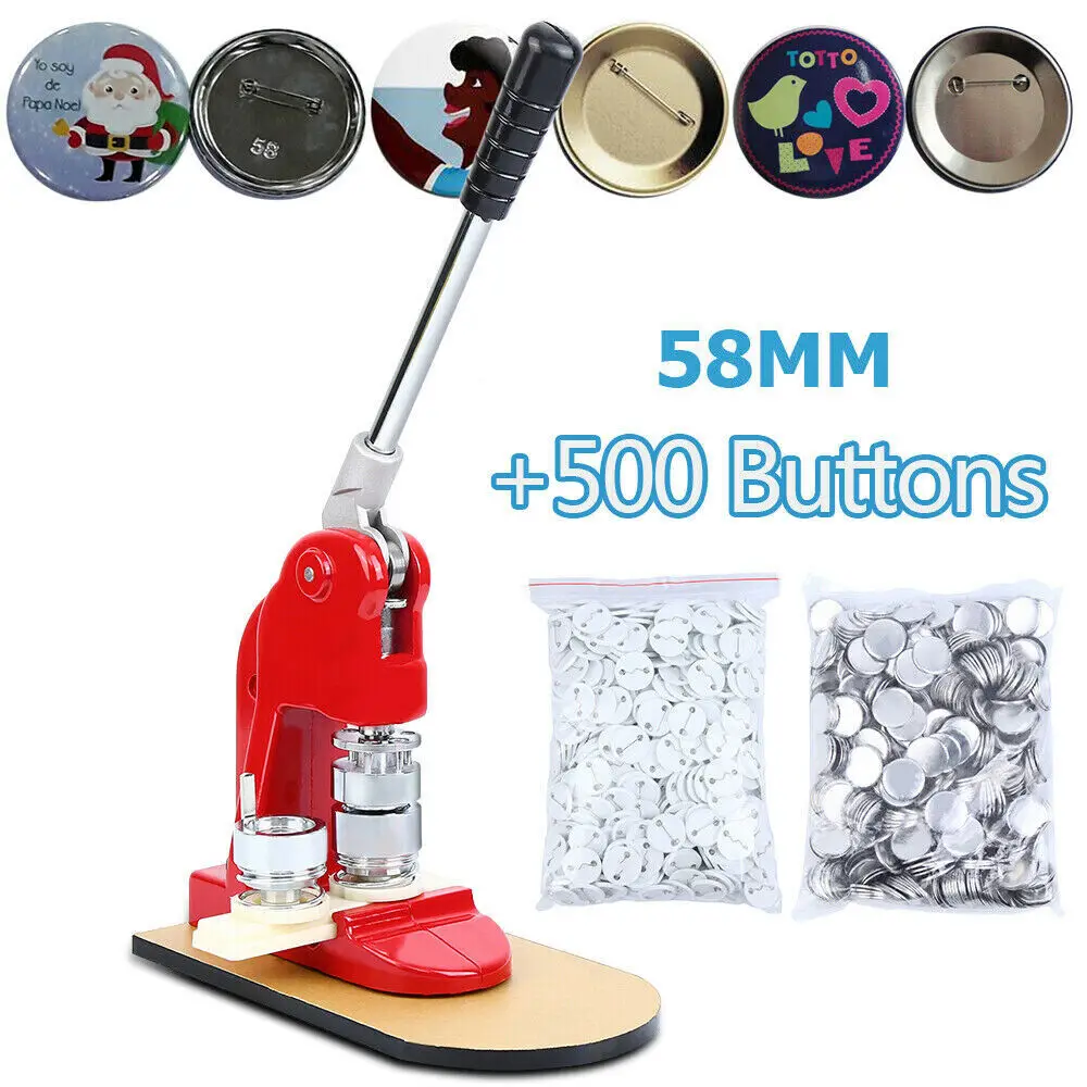 Kit 20 Badge Spille Personalizzabili Fai Da Te - Crea I Tuoi Distintivi