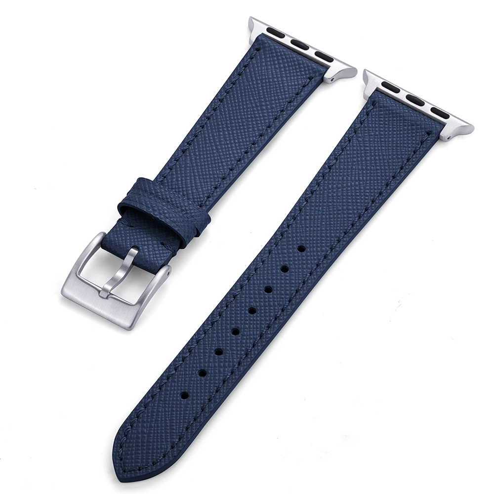 Elegant Leather Watch Strap - Premium Replacement Wristband