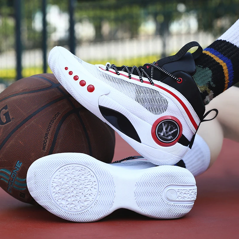 High quality fashion basketball shoes, men's actual combat sneakers, youth breathable sports shoes, men's sports shoes