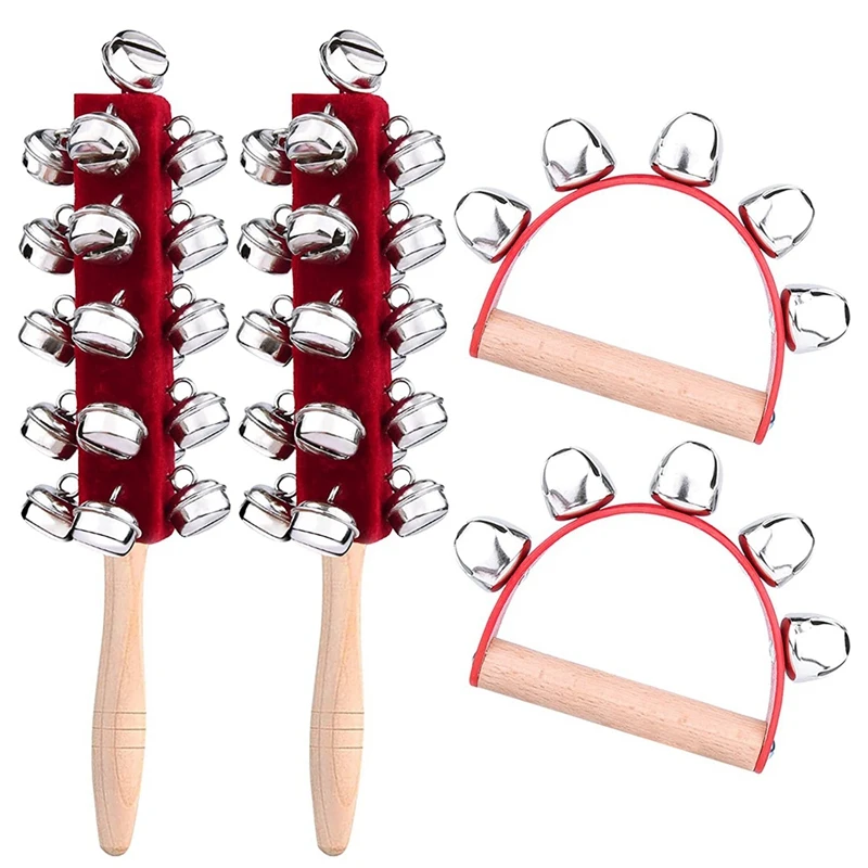 Christmas Hand Jingle Bells Jingle Shaker Bells Handhold Bells Sonagli Strumenti Musicali