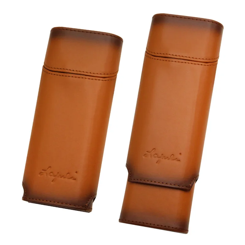 "حافظة سيجار من خشب الأرز الإسباني - مرطب منزلق لس...