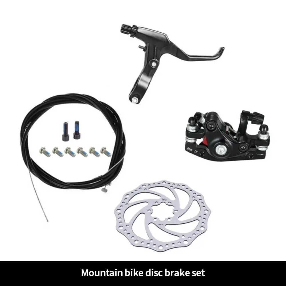

Brake Set Aluminum Alloy Mountain Bike Disc Folding A/B Column Universal Brake Fast Wire-controlled Mechanical