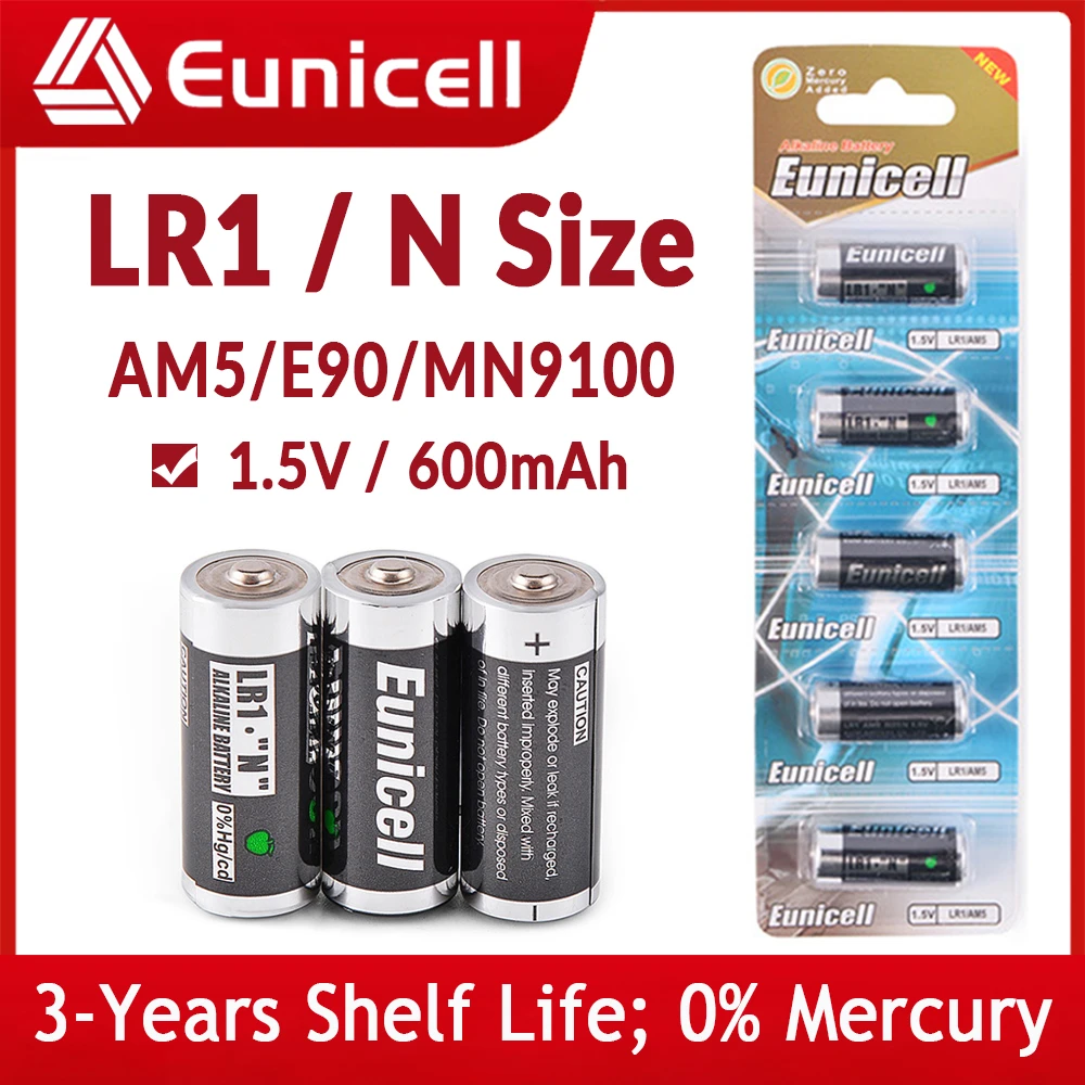 Alkaline Battery 910a Lr1 1.5v Batteries Remote Alkaline Lr1 N Size Alkaline Aliexpress