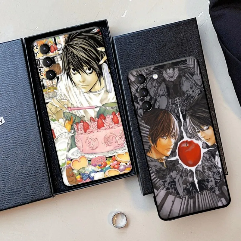 Custodia Per Telefono Anime Manga Death Note Per Samsung Galaxy S22 23 21 S20 Fe Ultra S10 S9 S8 Plus S10E Note 20Ultra 10Plus Cover