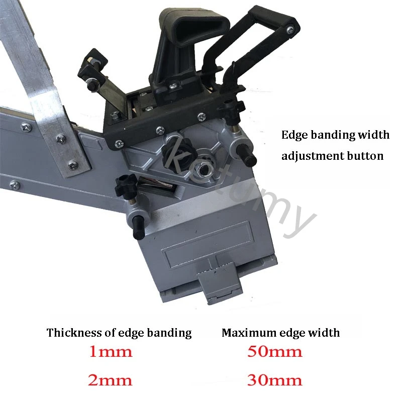 Small Woodworking Edge Banding Machine Curve Straight Edge Bander Manual Banding Machine for Home Decoration