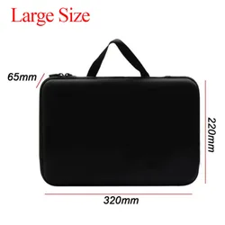 Portable Shockproof Travel Storage Case with Customizable Foam (Large Size)