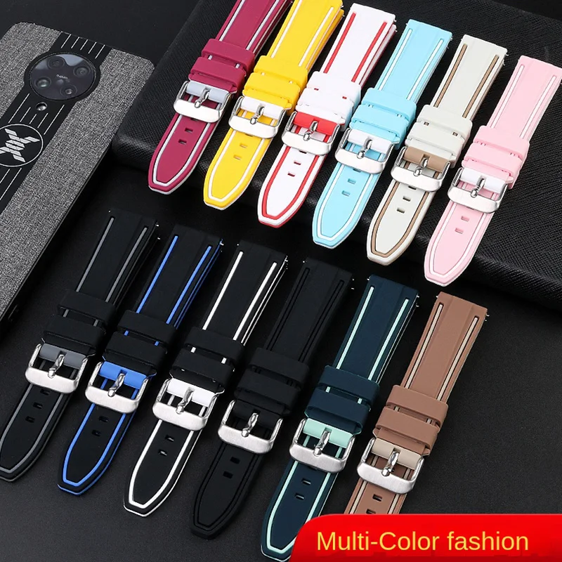 Cinturino In Silicone Premium A Sgancio Rapido Per Omega Moonswatch Constellation Series Cinturino In Gomma Impermeabile Sport