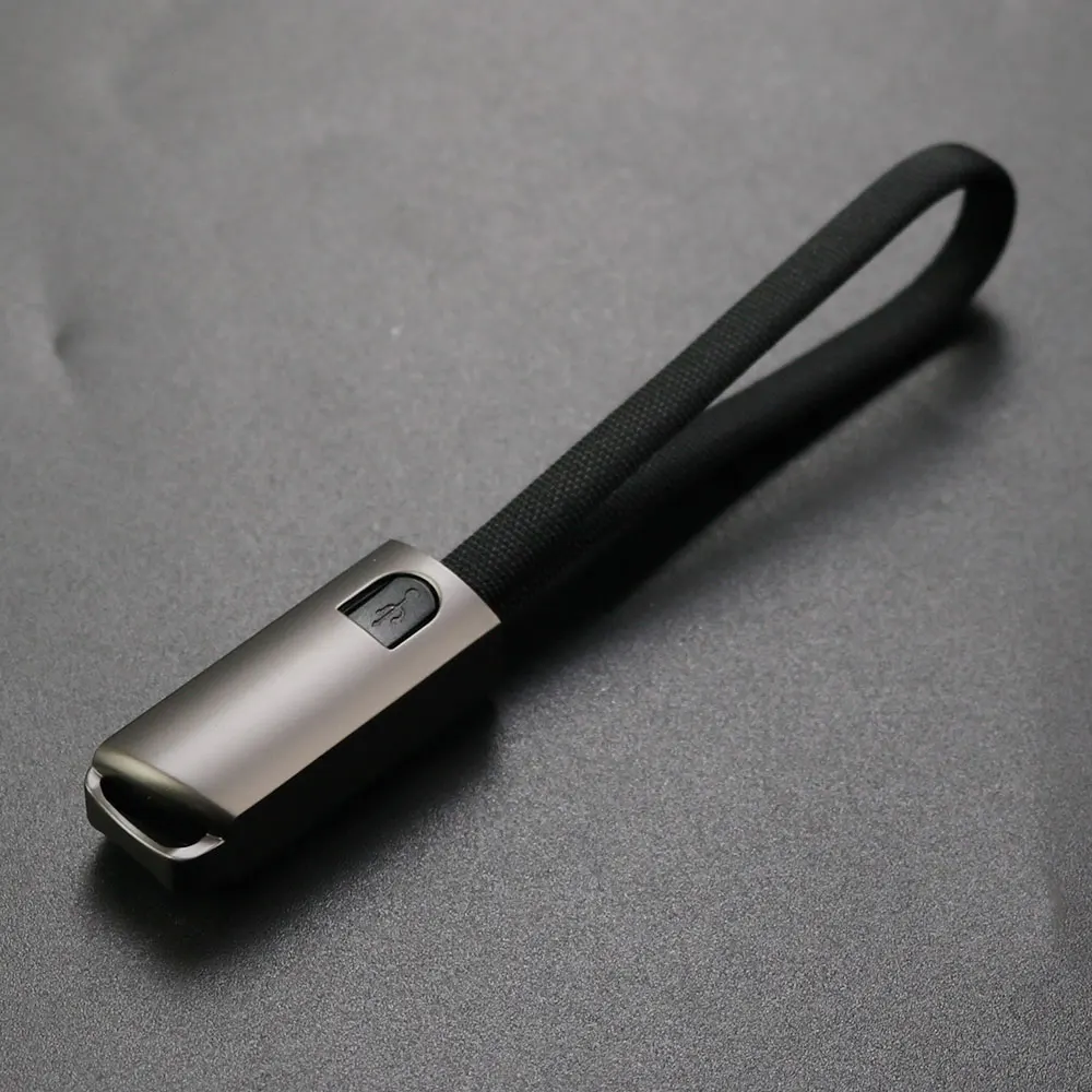 5A hızlı şarj yıldırım veri kablosu iPhone 7 için 8 X XR 11 12 13 şarj anahtarlık kordon kısa Cabel 22Cm