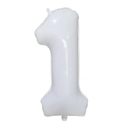 Elegant 2026 Foil Balloon Set for New Year's Eve Party & Festive Decor (WHITE)