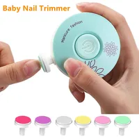 Electric Baby Nail Trimmers Adults Kids Nail Polisher Tool Manicure Scissors Newborn Baby Hygiene Kit Baby Nail Clipper Cutter 1