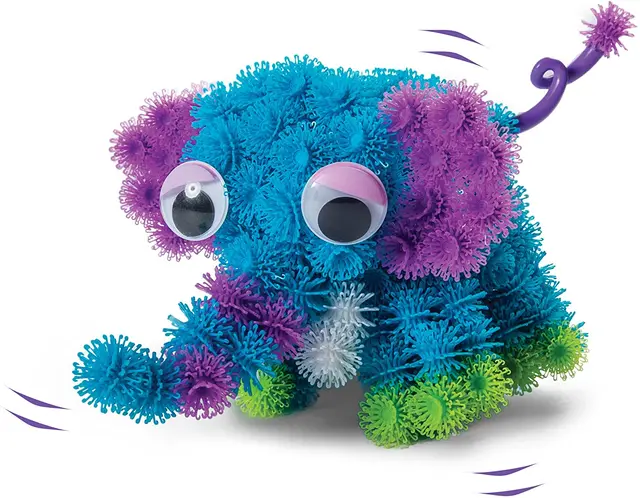 Original Bunchems Alive Toys for Children Create your own Pet Electronic dog Sticky Ball Puffy Squeeze Diy Assembling Animal Toy 4