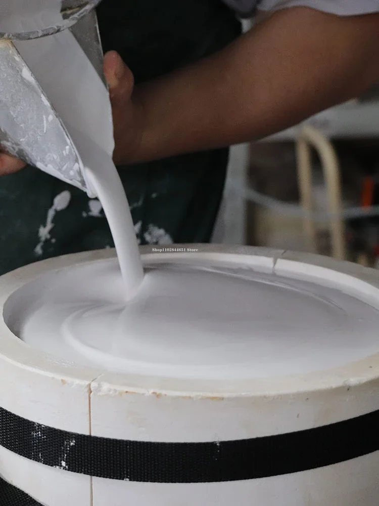 1800g High-quality Ceramic Plaster Powder Sculpture Mold Jingdezhen Raw Materials DIY Soap Base Plaster Sculpture Model Material