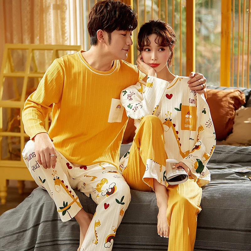 Couples 100% Cotton Plus Size Sleepwear Sets