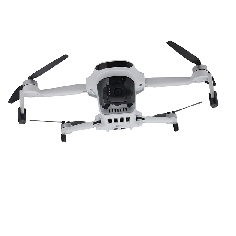 Détail des pieds de support rehaussés pour Potensic Atom3, conçus pour protection et stabilité du drone.