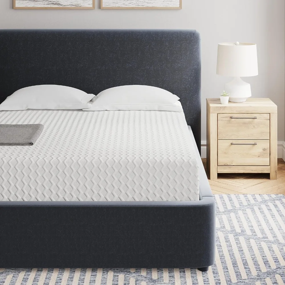 

Full Size Chime 12 Inch Medium Firm Memory Foam Mattress with Green Tea & Charcoal Gel