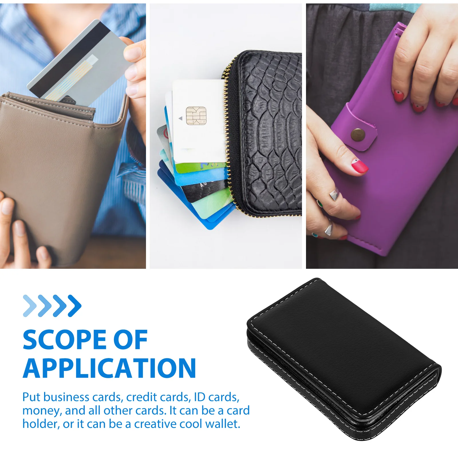 명함 상자 정리함 금속 디자인 컴팩트 여행용 선물 명함 케이스 포켓 주소록