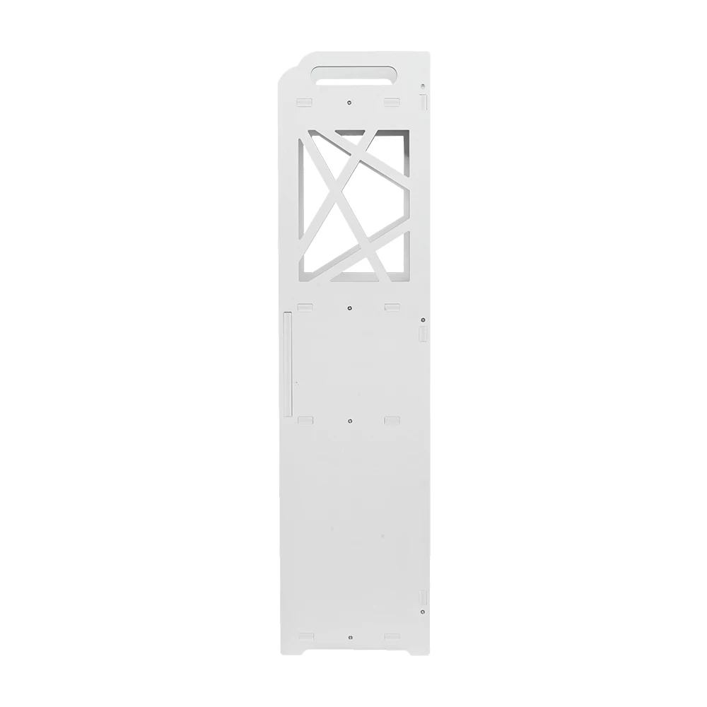 Bathroom Storage Shelf Drawer Multi Compartment Organizer Water Proof Anti Decay Anti Rot Environmental Friendly White