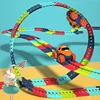 Changeable Anti-gravity Assembled Track with LED Light-Up Race Car Flexible Racing Tracks Rail Car Toys for Boys Kids Gifts 1