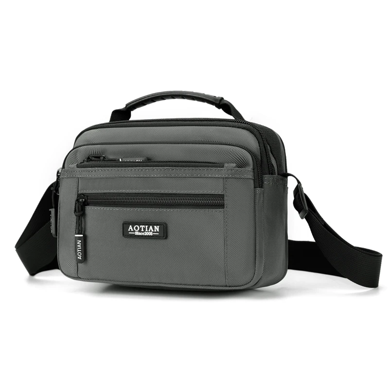 Men's Business Crossbody Bag - Advanced Multi compartment Design, Office and Leisure Shoulder Bag, for Dad and Husband (Annivers