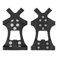 Outdoor Non-Slip Ice Snow Grips Cleat Crampons Over Shoe/Boot Traction Cleat Slip-On Stretch Footwear 1