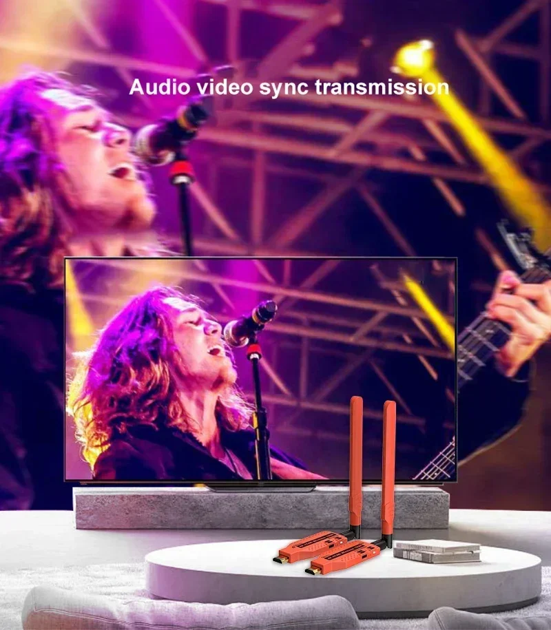 1080p 4K Wireless HDMI Video Transmitter Receiver Extender Display Adapter for Camera Laptop PC To TV Projector 50m 100m 150m