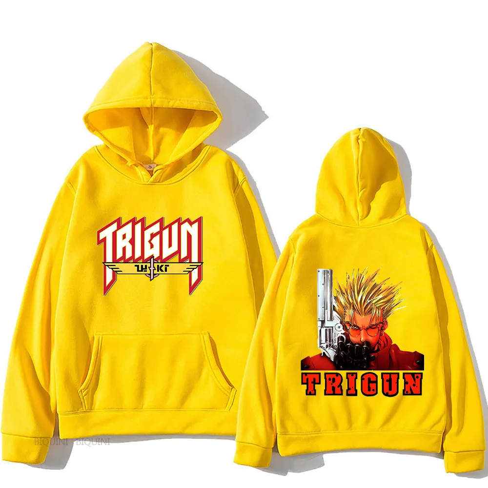 

Trigun Vash The Stampede Anime Hoodies Harajuku Casual Sweatshirt Boys/girls Clothing Cute Manga/Comic Streetwear Cartoon Top
