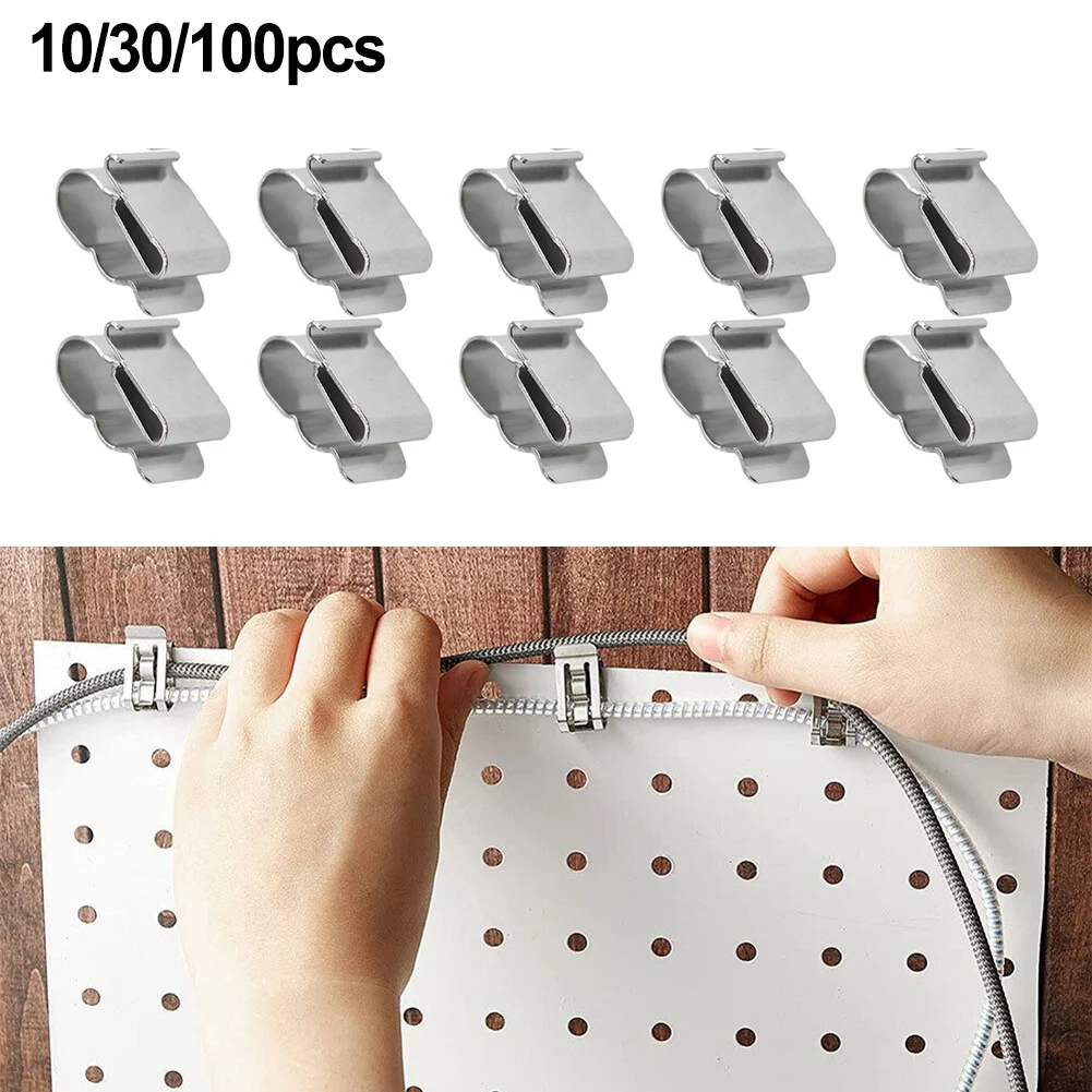 Description Picture 4 of item10/30/100 PCS 304 Stainless Steel Solar PV Cable Clips/Clamp For PV Solar Cable Wire Installation In Photovoltaic System