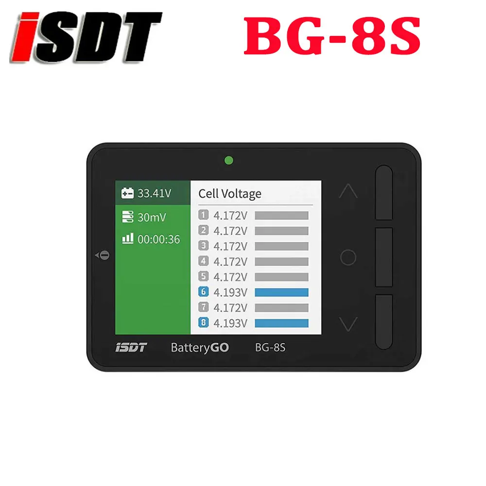 

ISDT BattGo BG-8S умная батарея проверка стабилизатора приемника сигнала функция быстрой зарядки