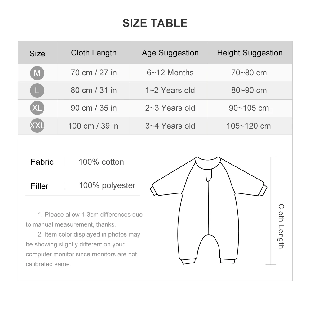 Kids Pajamas Winter Warm Sleepwear For 1-4 Years Boys Girls Split Legs One-Piece Jumpsuit Dinosaur Print Thicker Loungewear