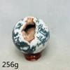 Peculiar Geode Moss Agate Ball Home Room Decoration Natural Gem Crystal Feng Shui Yoga Chakra Stone Healing Mineral Specimen 1