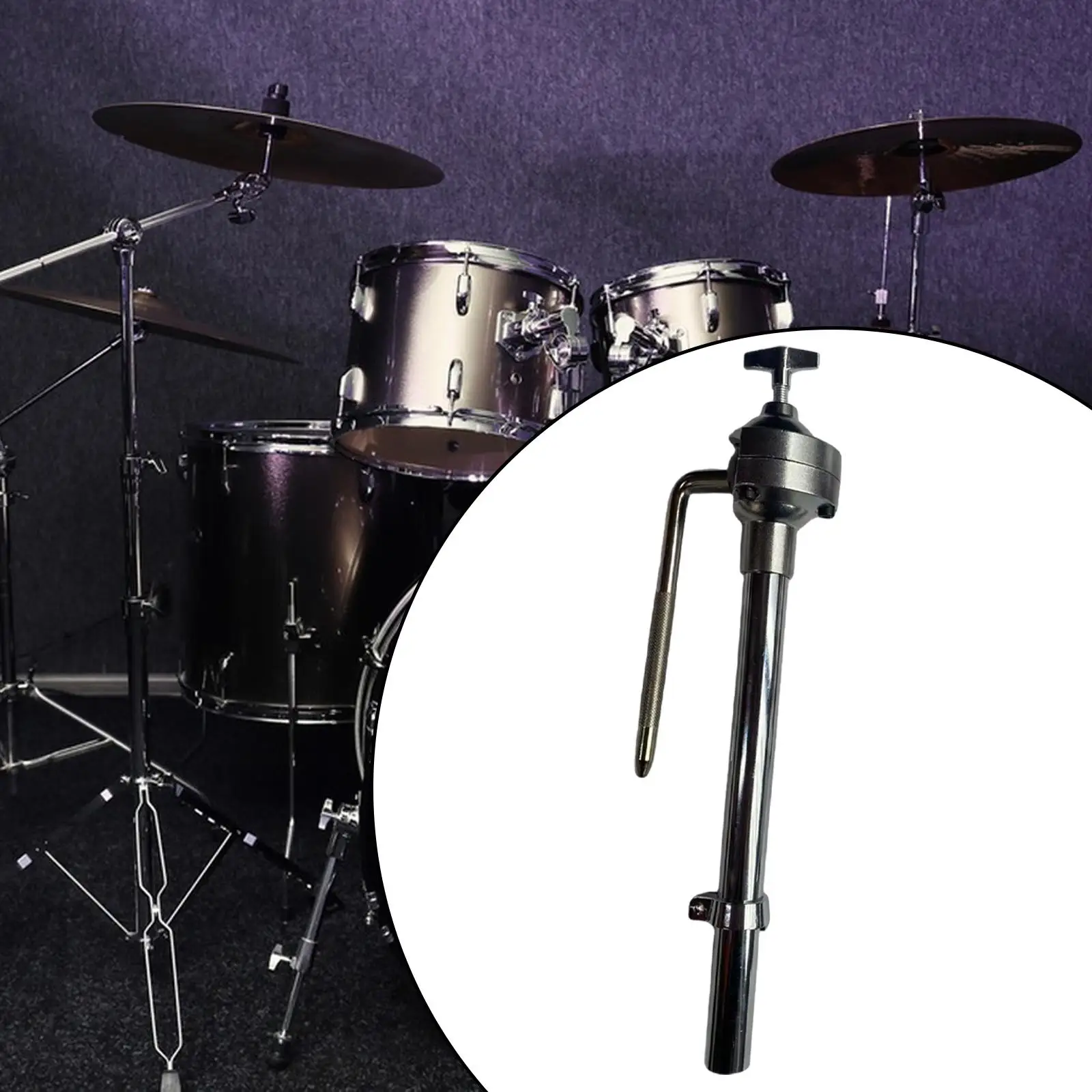 Drum Holder, Percussion Drum Set Accessory, Metal Hardware Parts Tom Arm Mount