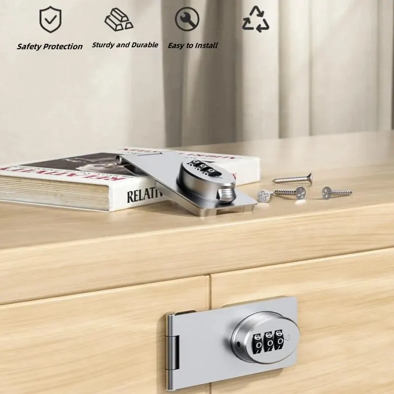 Child Safety Lock Double Opening Cabinet Lock File Cabinet Door Drawer Furniture Locker cabinet lock child lock safety lock