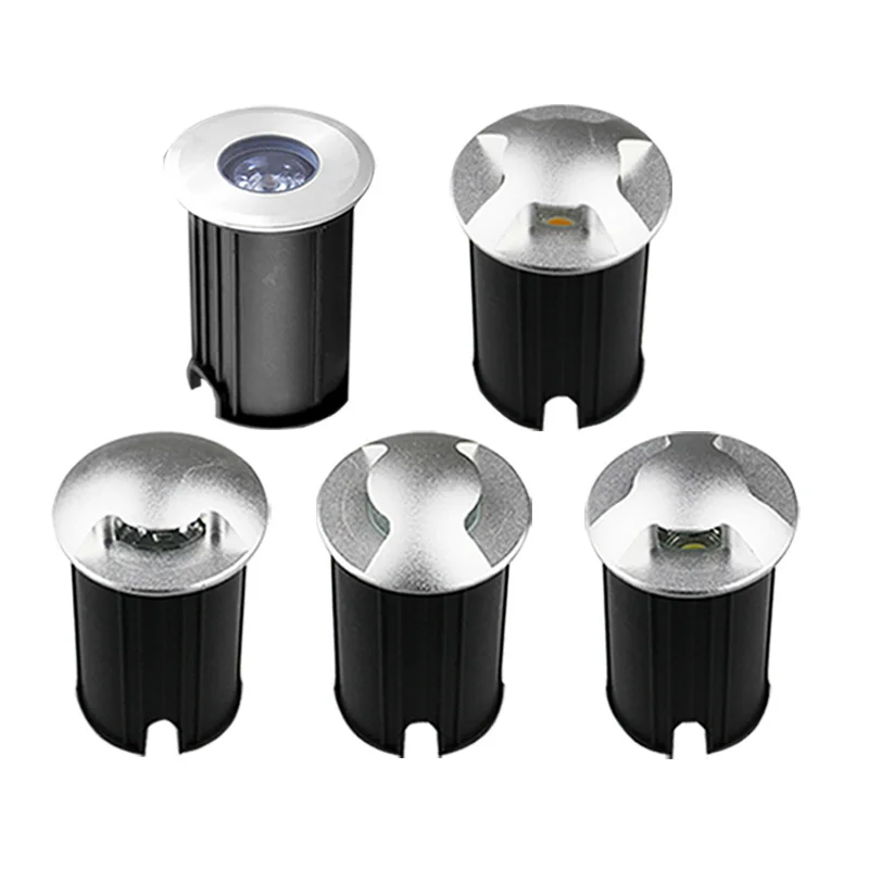 Waterproof 1W-5W LED Garden Buried IP67 AC85-265V Outdoor Recessed Deck Light Underground Lamp Sidewalk Lighting DC12V garden decoration lamps led underground light led deck lights