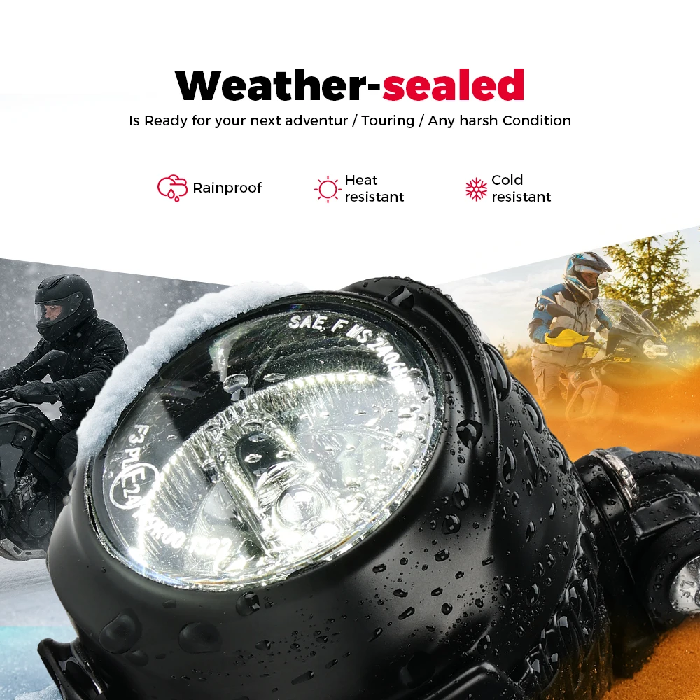 SUPAREE 2 Stks 40 W Led Auxiliary Lamp 6000 K Super Heldere Mistlamp Kits Verlichting Lampen Drl Voor Motorfiets R1200gs F800gs K1600 626118716