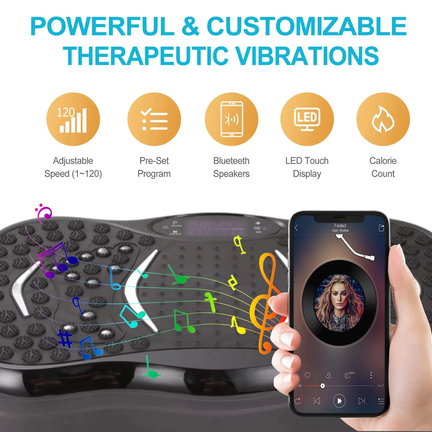 Whole Body Workout Massager Machine Training Vibration Platform Plate Home Appliances for Slim Exercise Fitness Equipment