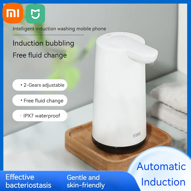 

Xiaomi Mijia Automatic Foam Soap Dispenser Hand Sanitizer Liquid Machine Infrared Induction IPX7 Motion Foam Soap Dispenser