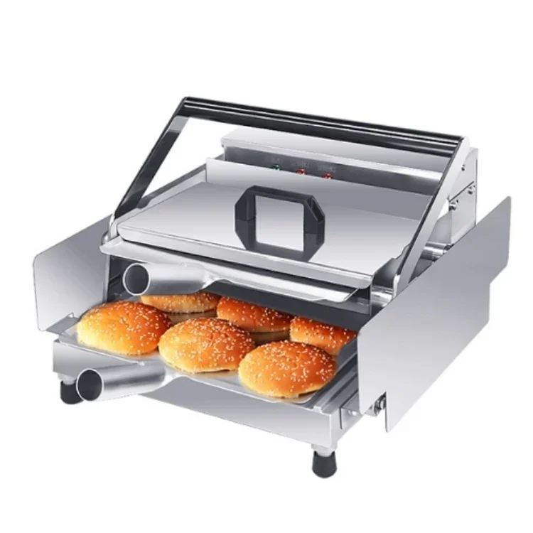 China Hamburger Press Burger Patty Maker Burger Bread Baking Machine