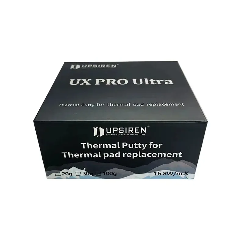 Upsiren-putty Térmico ux Ultra Pro para Processador Vga Gpu ic Bloqueio de Calor Arrefecimento Rápido Substituição da Almofada 16.8w mk - Imagem 2