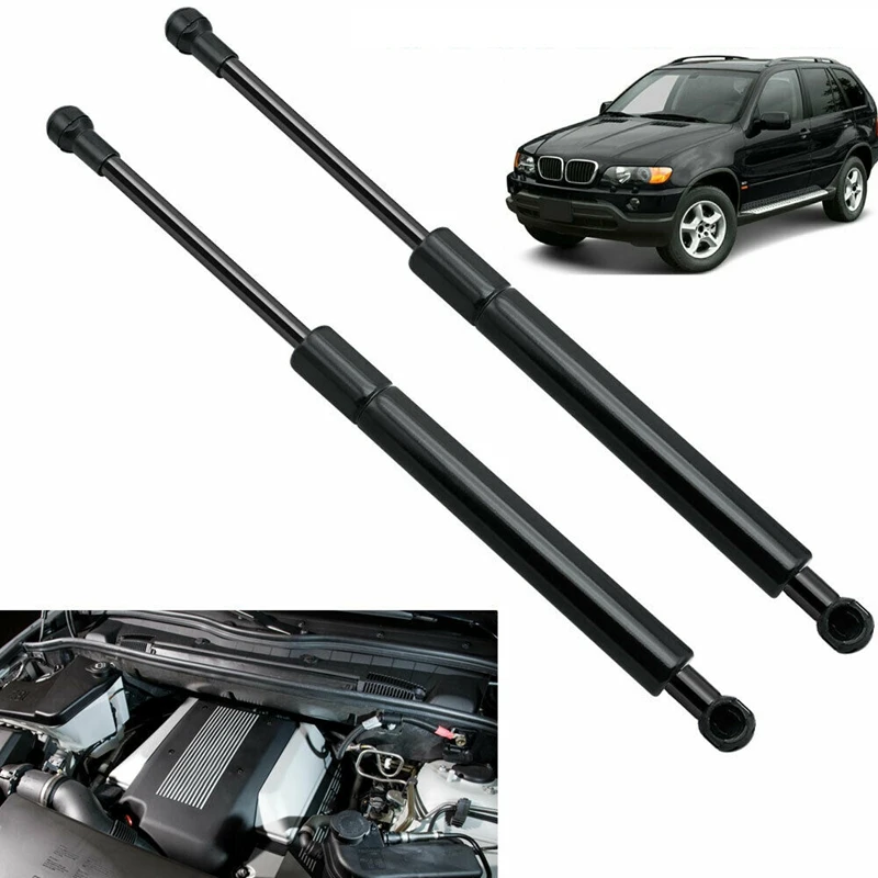 

2Pcs Car Gas Lift Supports Hoods Struts Shock Front Bonnet Boot For BMW-X5 E53 2000-2006 51238402551