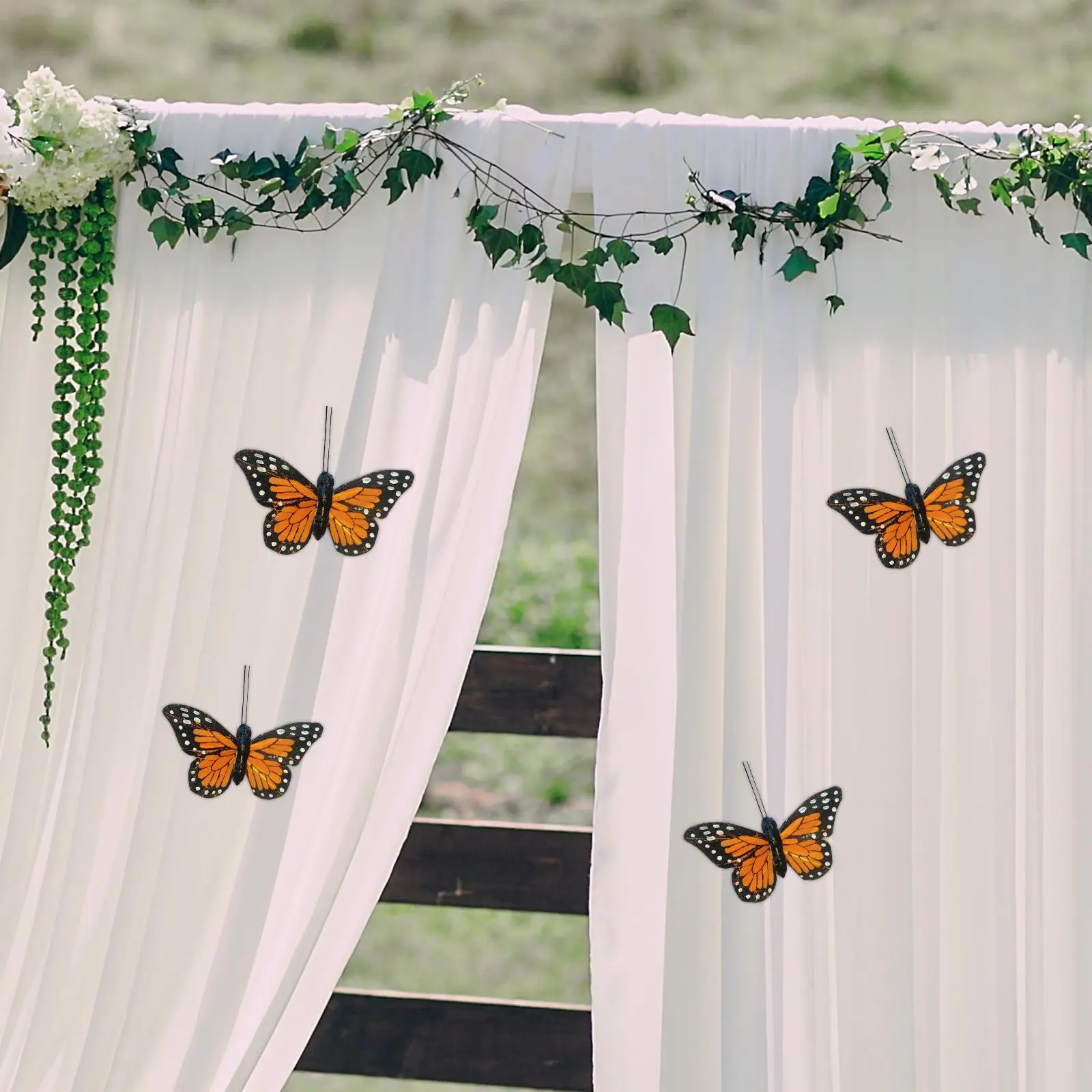 Birthday Decoration Butterflies Monarch  Butterfly Birthday Party  Decoration - Party & Holiday Diy Decorations - Aliexpress