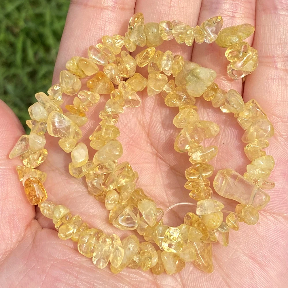 thumbnail image 1 of Cuentas de piedra de chips naturales, cuentas irregulares de grava, amatistas y granates para hacer joyas, accesorios para pulseras y collares, 16 pulgadas, 1 of 5