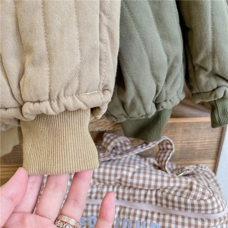 Abbigliamento per bambini da 2 a 7 anni inverno bambini caldi pantaloni imbottiti in cotone neonate pantaloni spessi i ragazzi del bambino indossano vestiti - immagine 6