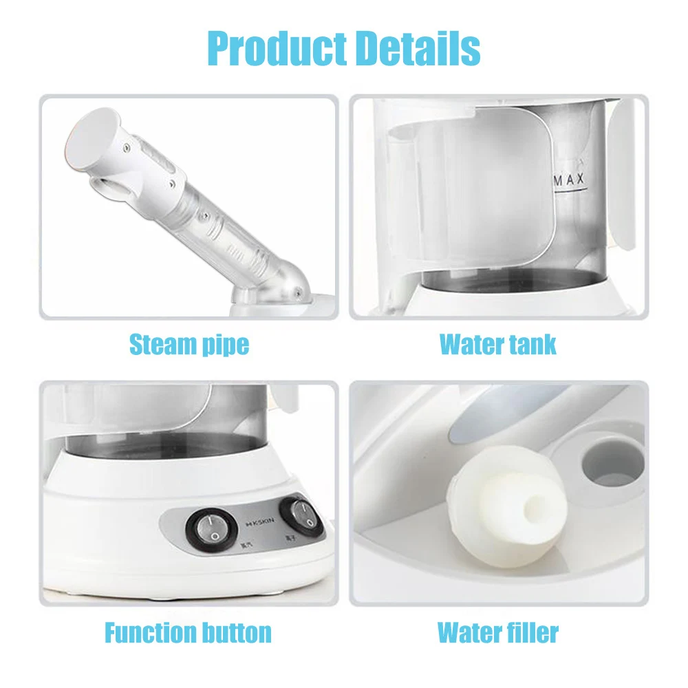 Face Vaporizer Vapour Hot Mist Vaporizador Facial Steamer Skin Care Relax  Moisturizer Beauty Aroma Herbal Steaming Face Spa Tool - AliExpress