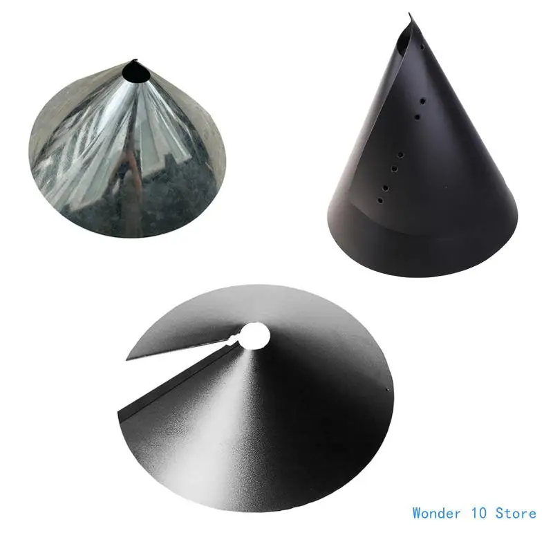 

Wrap Around Baffle Raccoon Proof Guard Garden Bird Feeders Protector