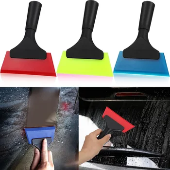 1/3 Pcs Small Squeegee for Car Window Cleaning 5 Inch Window Tint Squeegee with Non Slip Handle Silicone Wiper Tinting Tools 1