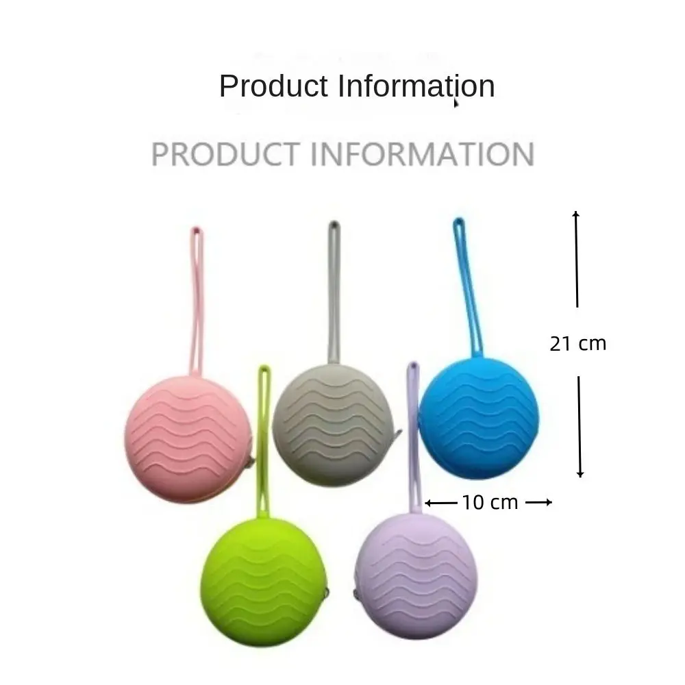 Pacifier Holder New Silicone Baby Pacifier Holder Round BPA Free Soother Container Box Baby Accessories Portable Nipple Storage Bag for Outdoor pacifier holder plastic pacifier box