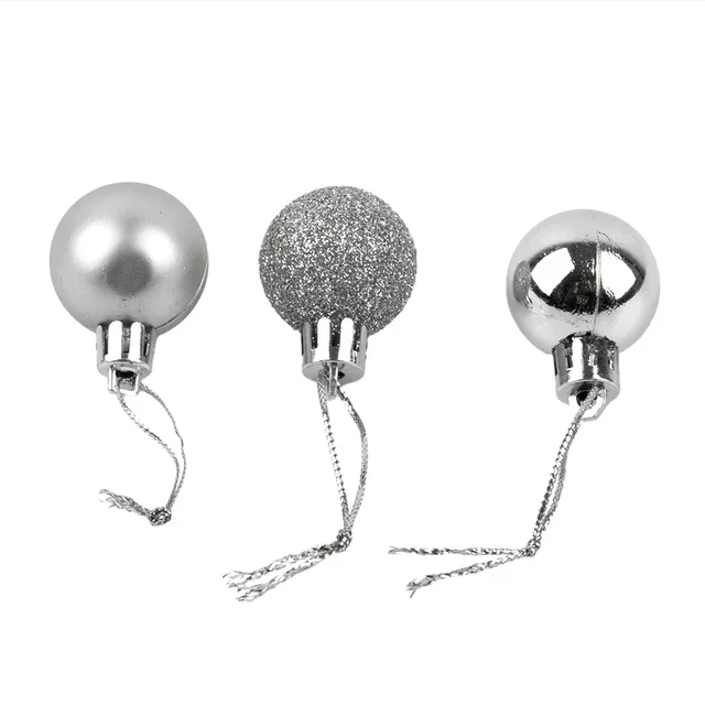 24pcs Small 3cm Christmas Baubles Balls for Tree Decoration 3